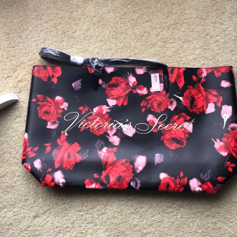 NWT VS floral tote.